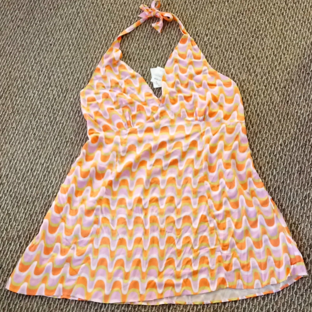 Halter mini sun dress